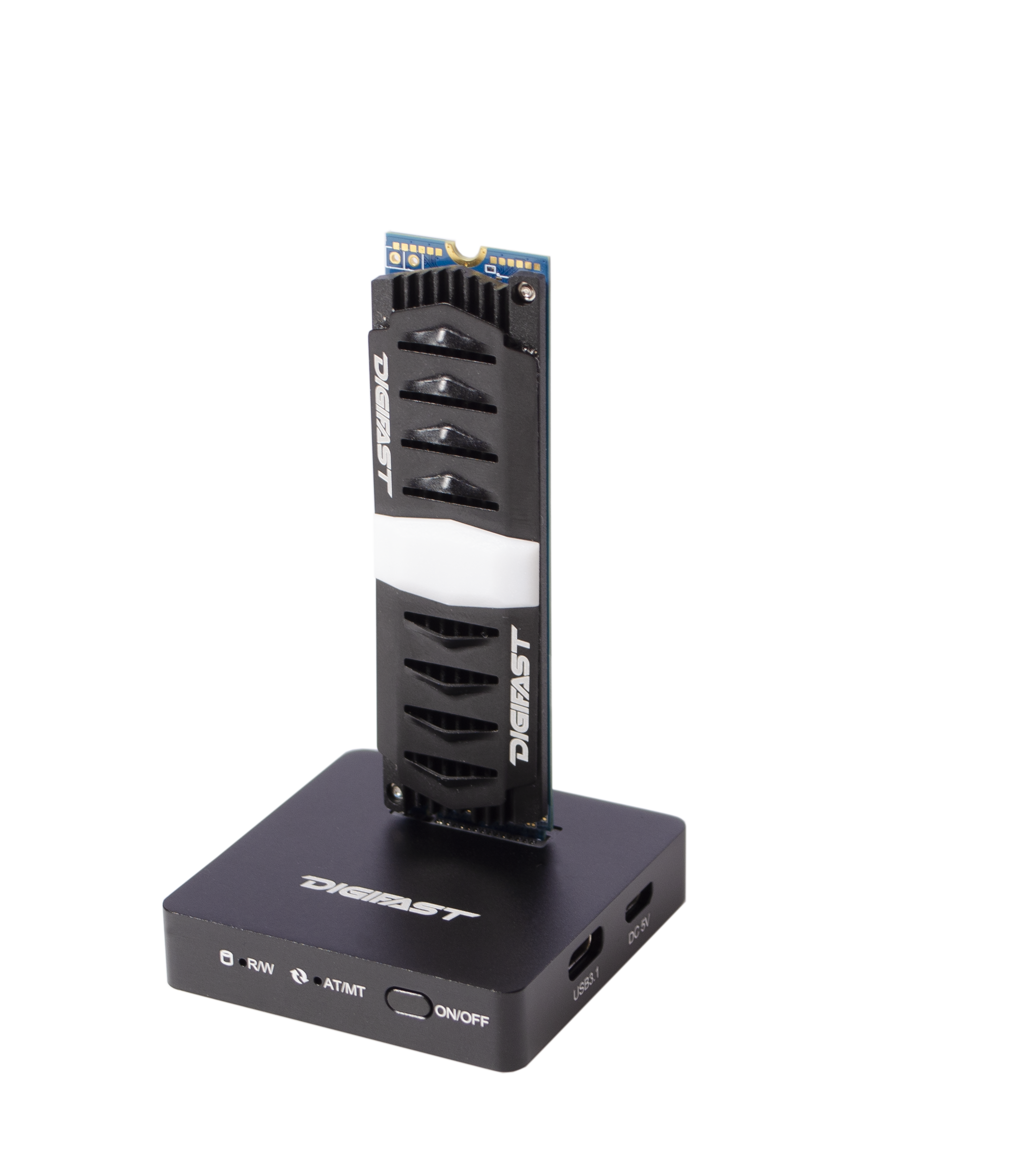 Digifast M.2 NVMe SSD Docking Base, USB3.2 GEN2 Type-C (10 Gbps), Lightweight, Portable Design