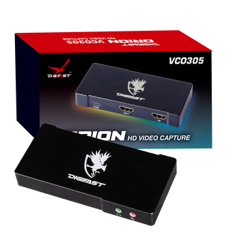 Digifast Orion, Full HD 1080p@60Hz, Plug and Play, Highly Compatible, Live Streaming and Recording Video Capture Device with Zero added Delay