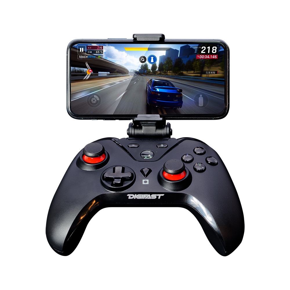 DIGIFAST Commander Series Gaming Wireless Controller, 10-Hour Rechargeable Battery, 1-Million Button Presses