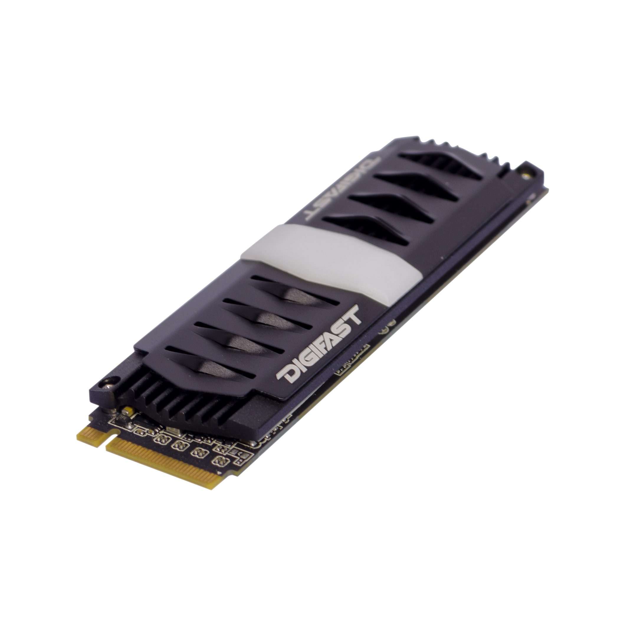 Digifast Chevron Black+ 1TB M.2 NVMe RGB SSD - Gen3x4 PCIe, M.2 2280, Toshiba BiCS3 NAND, Synchronizes with all Major Motherboard Brands