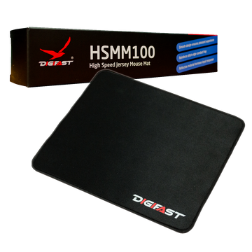 Digifast Gaming Mouse Mat with Anti-Fray Edging, High Responsive Surface, Medium Sized